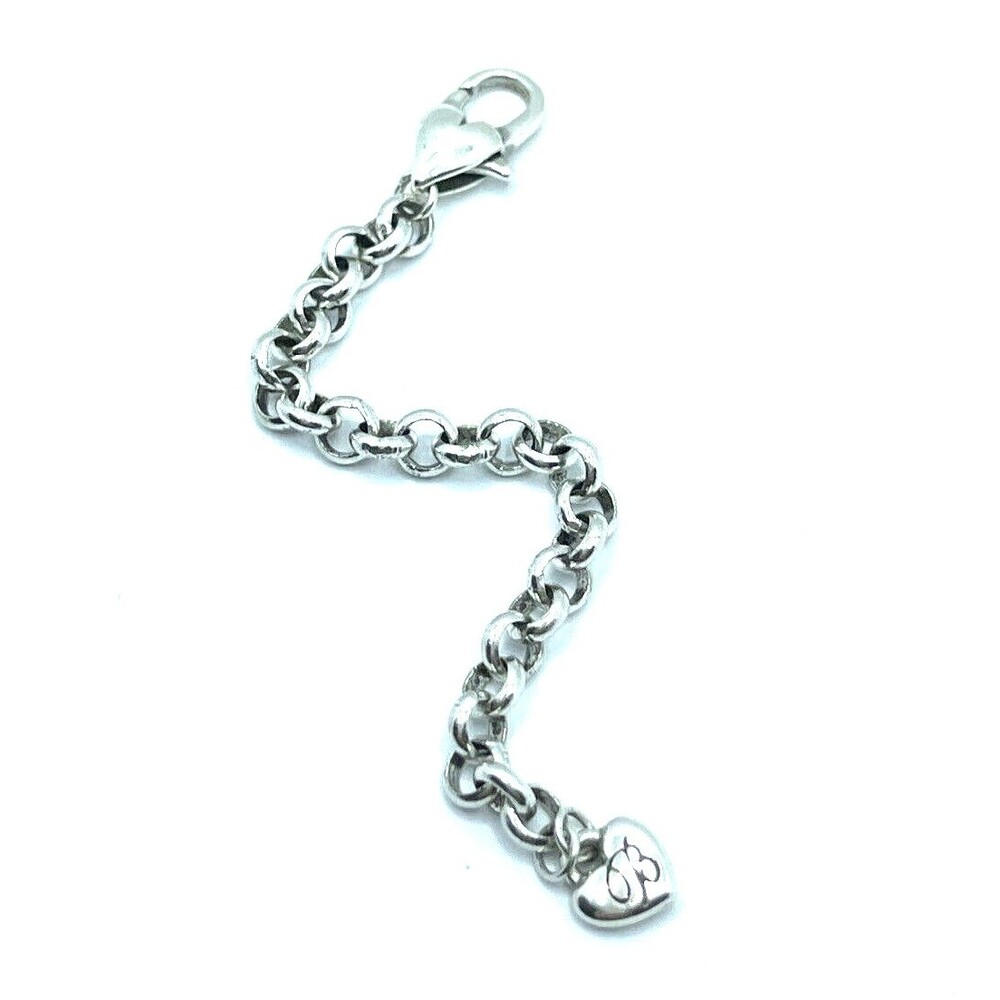 BRIGHTON Rolo SILVER EXTENDER For Bracelet/Necklace Sparkle Beautiful 4 inches
